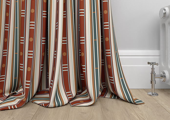 The British Stripe Co. William, Teignbridge No.1 - Made to Measure Curtains - Image 6